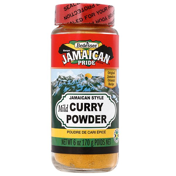 Jamaican Pride Curry Powder Mild 6 Oz Bottle