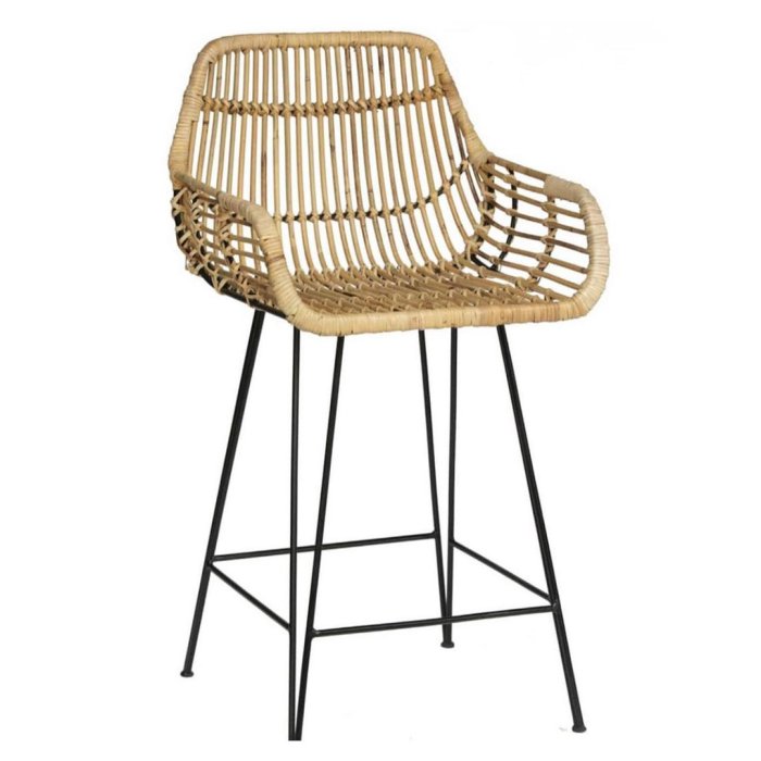 Wicker Bar Stool